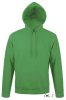 Uniszex SNAKE kapucnis  pulóver, SOL'S SO47101, Kelly Green-S