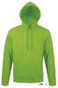 Uniszex SNAKE kapucnis  pulóver, SOL'S SO47101, Lime-S