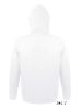 Uniszex SNAKE kapucnis  pulóver, SOL'S SO47101, White-S