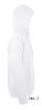 Uniszex SNAKE kapucnis  pulóver, SOL'S SO47101, White-S