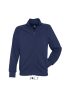 Férfi cipzáras pulóver passzés magas gallérral, SOL'S SO47200, Navy-XL
