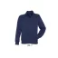 Férfi cipzáras pulóver passzés magas gallérral, SOL'S SO47200, Navy-XL