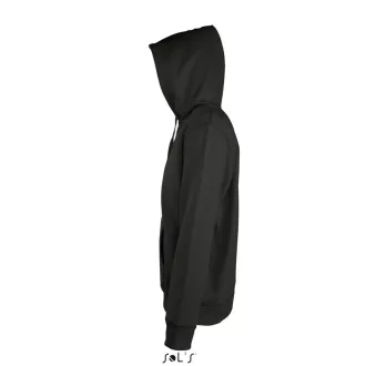   Férfi cipzáras kapucnis pulóver, SOL'S SO47800, Black-2XL