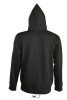 Férfi cipzáras kapucnis pulóver, SOL'S SO47800, Black-L
