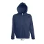 Férfi cipzáras kapucnis pulóver, SOL'S SO47800, French Navy-2XL