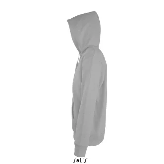   Férfi cipzáras kapucnis pulóver, SOL'S SO47800, Grey Melange-M