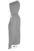 Női cipzáras kapucnis pulóver, SOL'S SO47900, Grey Melange-S