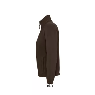   Női NORTH cipzáras polár pulóver, SOL'S SO54500, Dark Chocolate-S