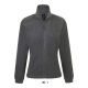 Női NORTH cipzáras polár pulóver, SOL'S SO54500, Grey Melange-2XL