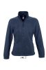 Női NORTH cipzáras polár pulóver, SOL'S SO54500, Navy-2XL