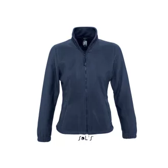   Női NORTH cipzáras polár pulóver, SOL'S SO54500, Navy-2XL