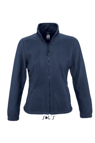 Női NORTH cipzáras polár pulóver, SOL'S SO54500, Navy-2XL
