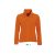 Női NORWAY cipzáras polár pulóver, SOL'S SO54500, Orange-S
