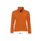 Női NORTH cipzáras polár pulóver, SOL'S SO54500, Orange-XL