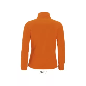   Női NORTH cipzáras polár pulóver, SOL'S SO54500, Orange-XL