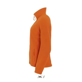   Női NORTH cipzáras polár pulóver, SOL'S SO54500, Orange-XL