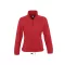 Női NORTH cipzáras polár pulóver, SOL'S SO54500, Red-L