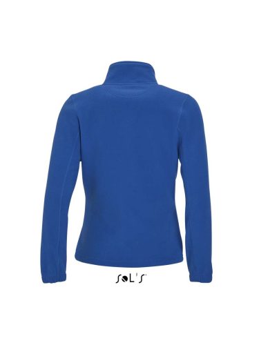 Női NORTH cipzáras polár pulóver, SOL'S SO54500, Royal Blue-2XL