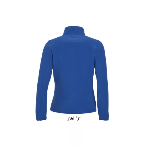 Női NORTH cipzáras polár pulóver, SOL'S SO54500, Royal Blue-S