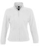 Női NORTH cipzáras polár pulóver, SOL'S SO54500, White-2XL