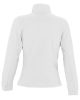 Női NORTH cipzáras polár pulóver, SOL'S SO54500, White-2XL