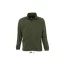 Uniszex NORTH cipzáras polár pulóver, SOL'S SO55000, Army-2XL