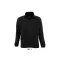 Uniszex NORTH cipzáras polár pulóver, SOL'S SO55000, Black-2XL