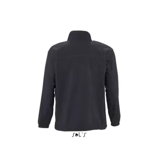  Uniszex NORTH cipzáras polár pulóver, SOL'S SO55000, Charcoal Grey-2XL