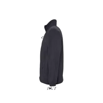   Uniszex NORTH cipzáras polár pulóver, SOL'S SO55000, Charcoal Grey-2XL