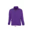 Uniszex NORTH cipzáras polár pulóver, SOL'S SO55000, Dark Purple-2XL
