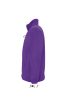 Uniszex NORTH cipzáras polár pulóver, SOL'S SO55000, Dark Purple-XL