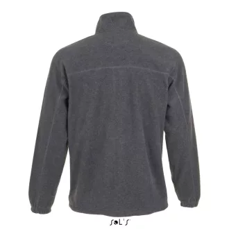   Uniszex NORTH cipzáras polár pulóver, SOL'S SO55000, Grey Melange-XS