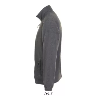   Uniszex NORTH cipzáras polár pulóver, SOL'S SO55000, Grey Melange-XS
