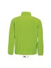 Uniszex NORTH cipzáras polár pulóver, SOL'S SO55000, Lime-4XL