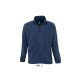 Uniszex NORTH cipzáras polár pulóver, SOL'S SO55000, Navy-2XL
