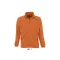Uniszex NORTH cipzáras polár pulóver, SOL'S SO55000, Orange-2XL