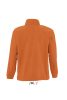Uniszex NORTH cipzáras polár pulóver, SOL'S SO55000, Orange-2XL