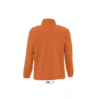   Uniszex NORTH cipzáras polár pulóver, SOL'S SO55000, Orange-2XL