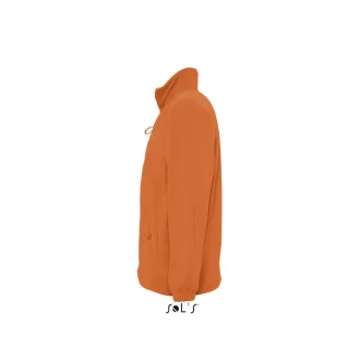   Uniszex NORTH cipzáras polár pulóver, SOL'S SO55000, Orange-2XL