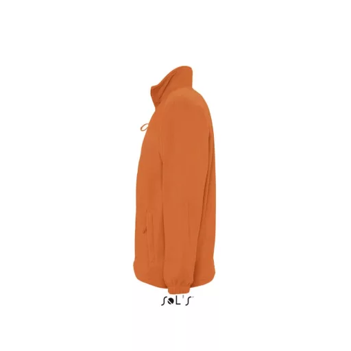 Uniszex NORTH cipzáras polár pulóver, SOL'S SO55000, Orange-2XL