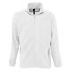 Uniszex NORTH cipzáras polár pulóver, SOL'S SO55000, White-5XL