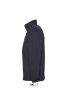 Uniszex NESS 1/4 cipzáras, galléros polár pulóver, SOL'S SO56000, Charcoal Grey-L