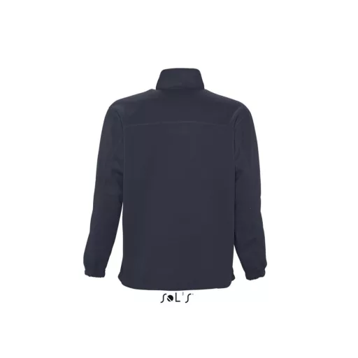 Uniszex NESS 1/4 cipzáras, galléros polár pulóver, SOL'S SO56000, Navy-3XL