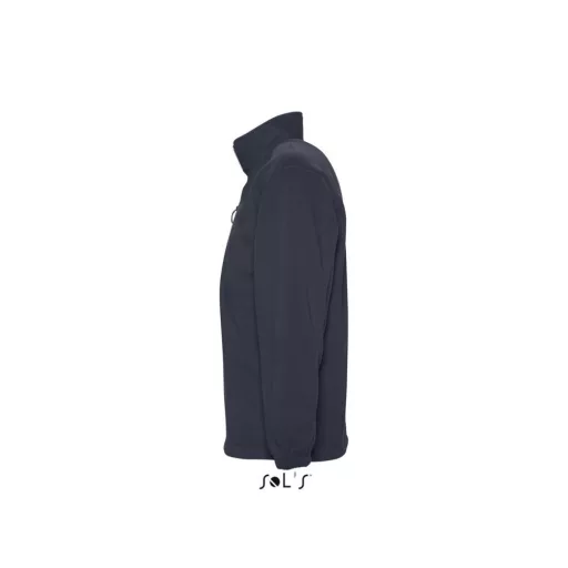 Uniszex NESS 1/4 cipzáras, galléros polár pulóver, SOL'S SO56000, Navy-3XL