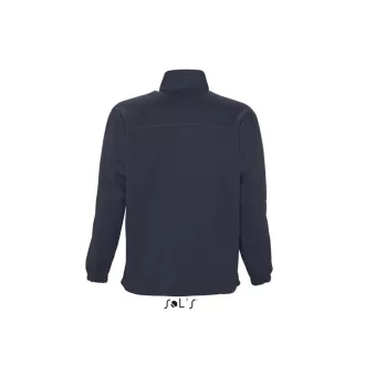   Uniszex NESS 1/4 cipzáras, galléros polár pulóver, SOL'S SO56000, Navy-4XL