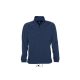 Uniszex NESS 1/4 cipzáras, galléros polár pulóver, SOL'S SO56000, Navy-L