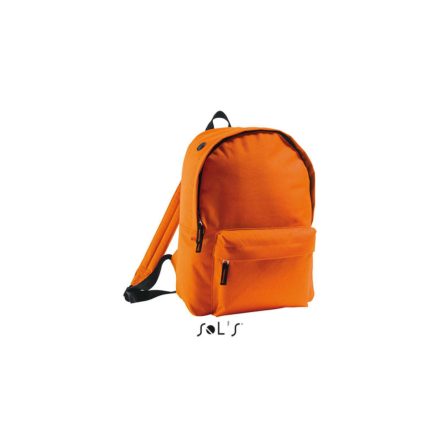 Gyerek RIDER hátizsák elől cipzáras zsebbel, SOL'S SO70101, Orange-U