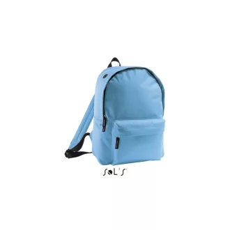   Gyerek RIDER hátizsák elől cipzáras zsebbel, SOL'S SO70101, Sky Blue-U