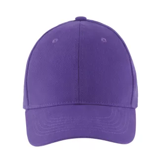  Uniszex vastag 6 paneles pamut baseball sapka, SOL'S SO88100, Dark Purple-U