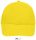 Uniszex vastag 6 paneles pamut baseball sapka, SOL'S SO88100, Gold-U